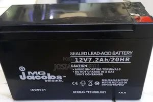 12v 7.2AH MG Jacobs Back Up Battery