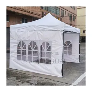3 by 3 MTRS Canopy Tent With Windows Comes in Blue and White