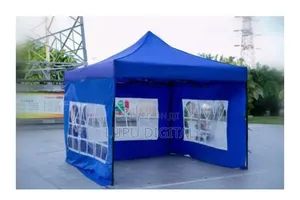 3 by 3 MTRS Canopy Tent With Windows Comes in Blue and White