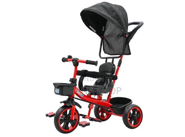 Kids Push Tricycles With Protective Bars - thumbnail 2