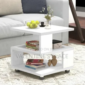 Contemporary White Coffee Table for Modern Homes (Brand New)