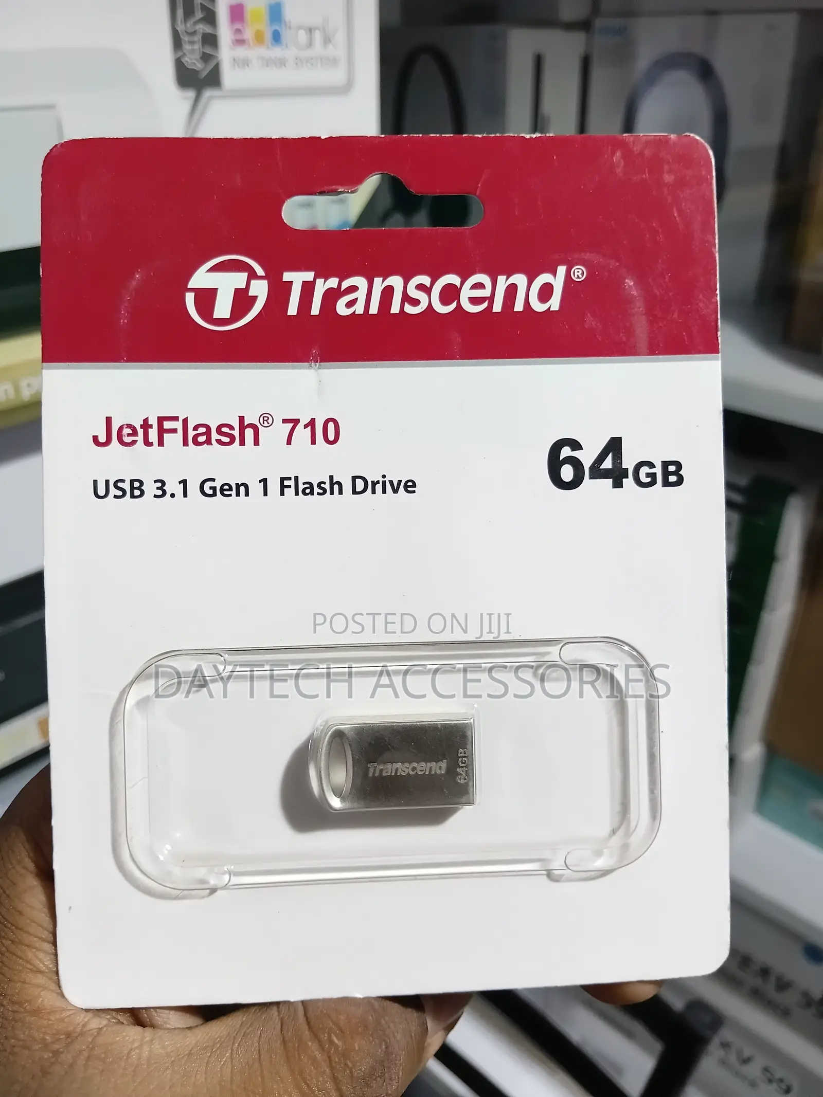 Transcend JetFlash 710 64 GB USB 3.0 Mini Flash Drive