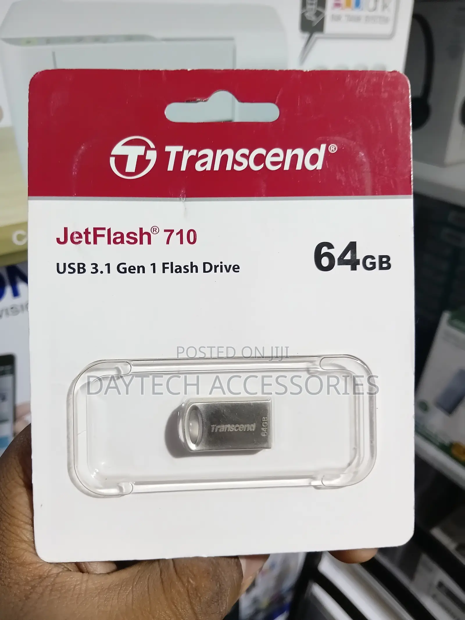 Transcend JetFlash 710 64 GB USB 3.0 Mini Flash Drive