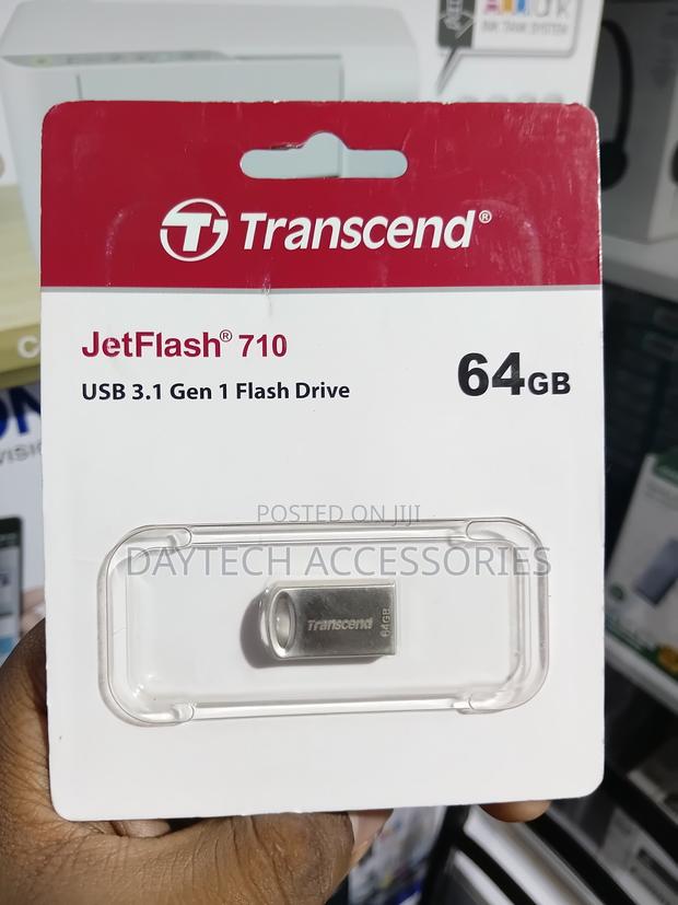 Transcend JetFlash 710 64 GB USB 3.0 Mini Flash Drive - thumbnail 2