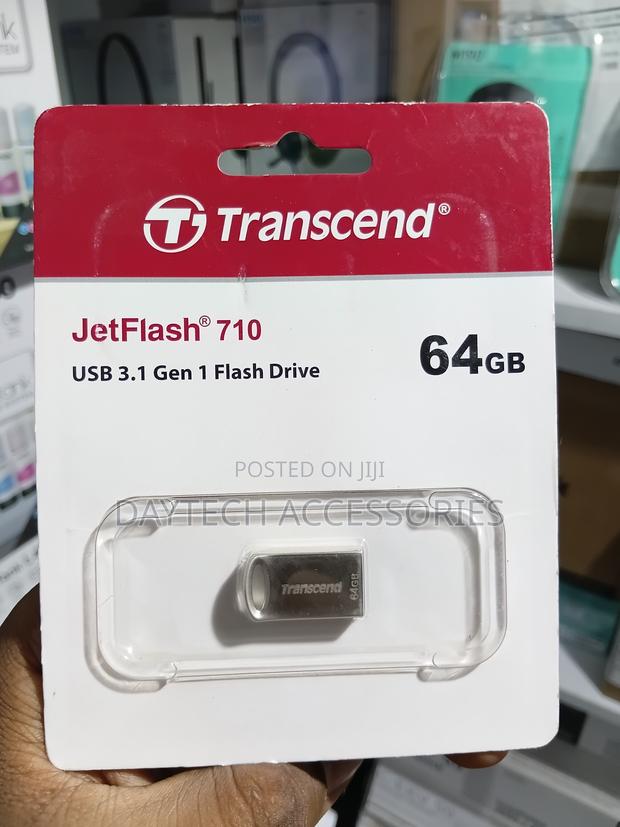 Transcend JetFlash 710 64 GB USB 3.0 Mini Flash Drive - thumbnail 3