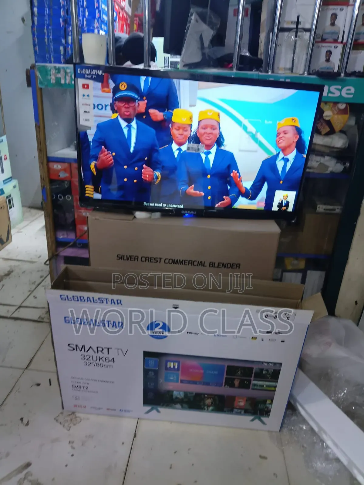 Globalstar 32" Smart Android TV – Full HD, Netflix YouTube