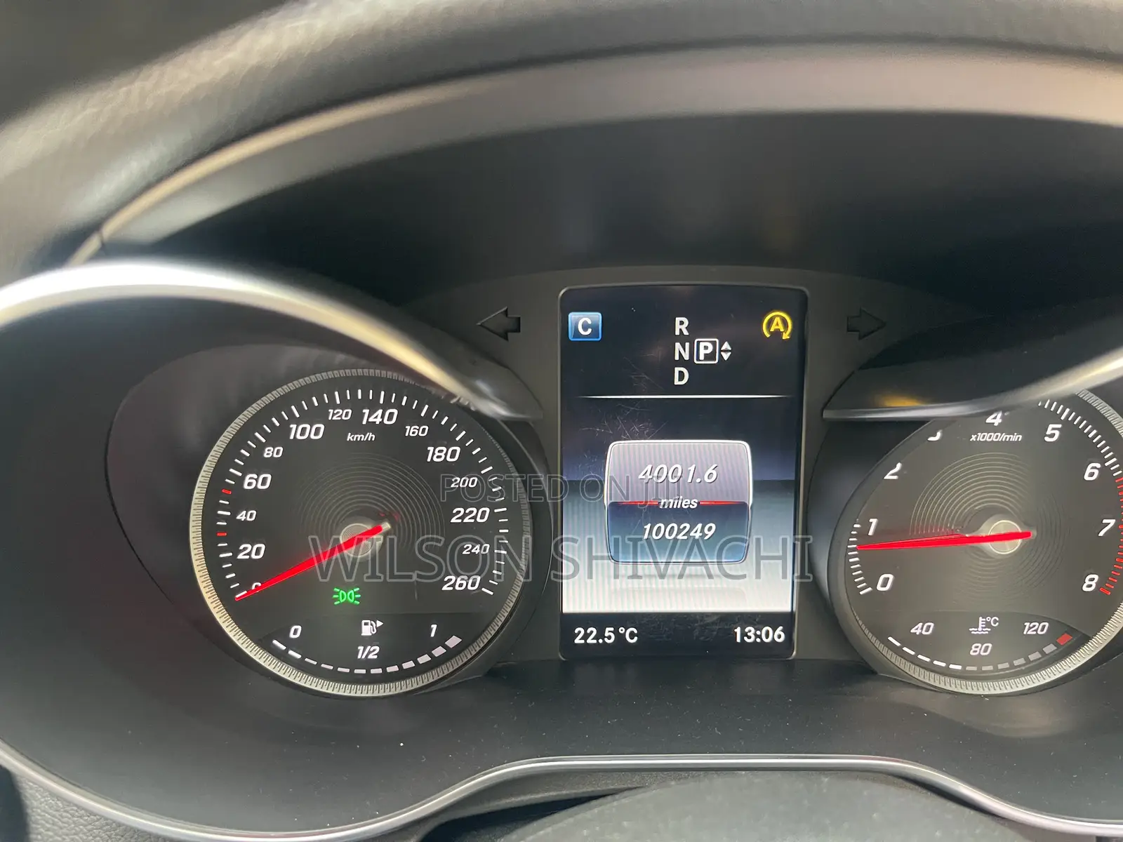 Mercedes-Benz C180 2015 Blue
