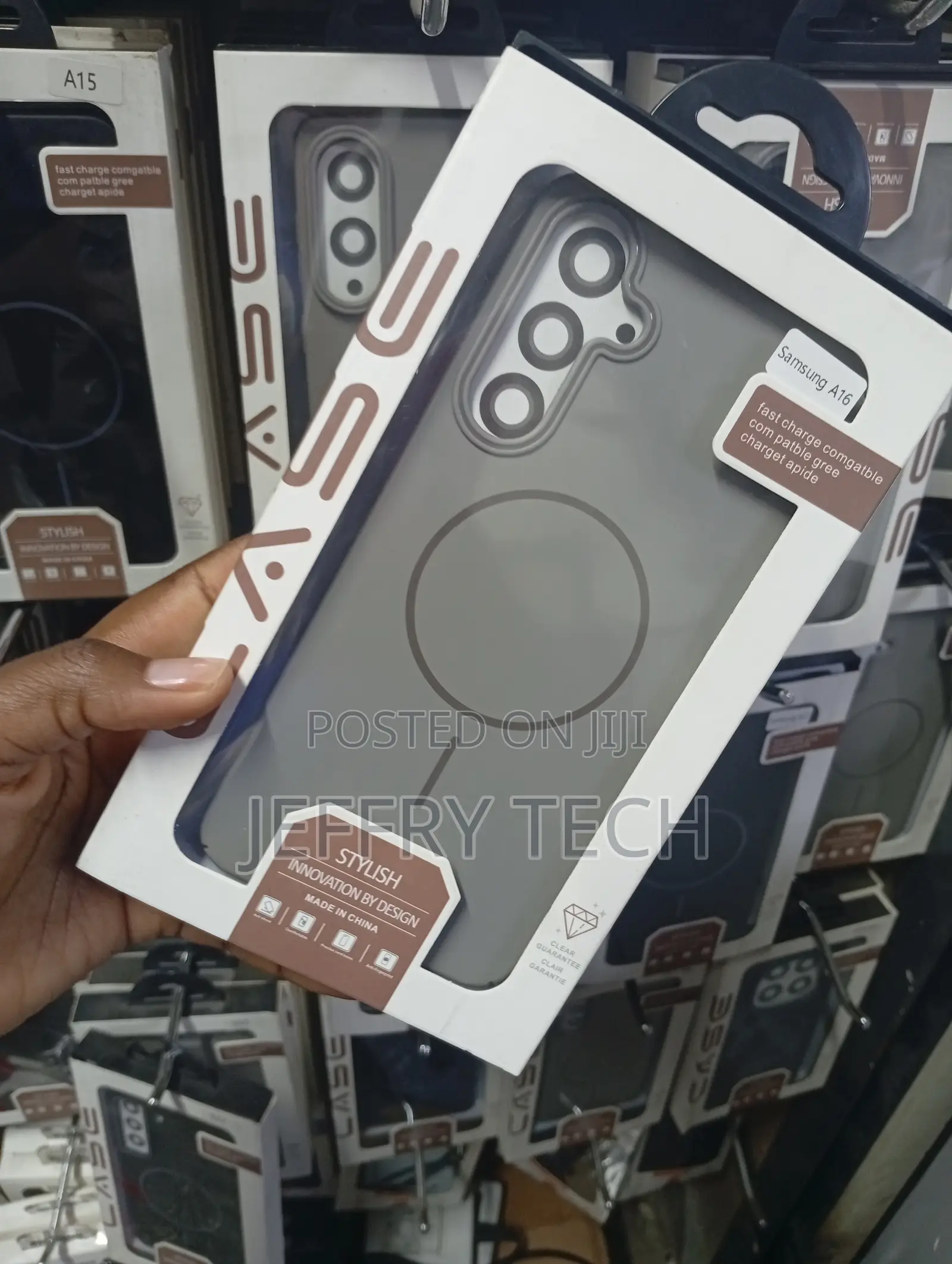 Magnetic Matte Phone Case for the Samsung Galaxy A16 Wireless Charging