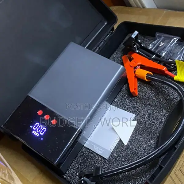 Q7 80000mAh Emergency Car Jump Starter With Air Compressor