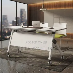 Office Table; White Foldable Offices Employees Tables