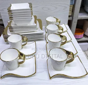 Gold Unique Dinner Set