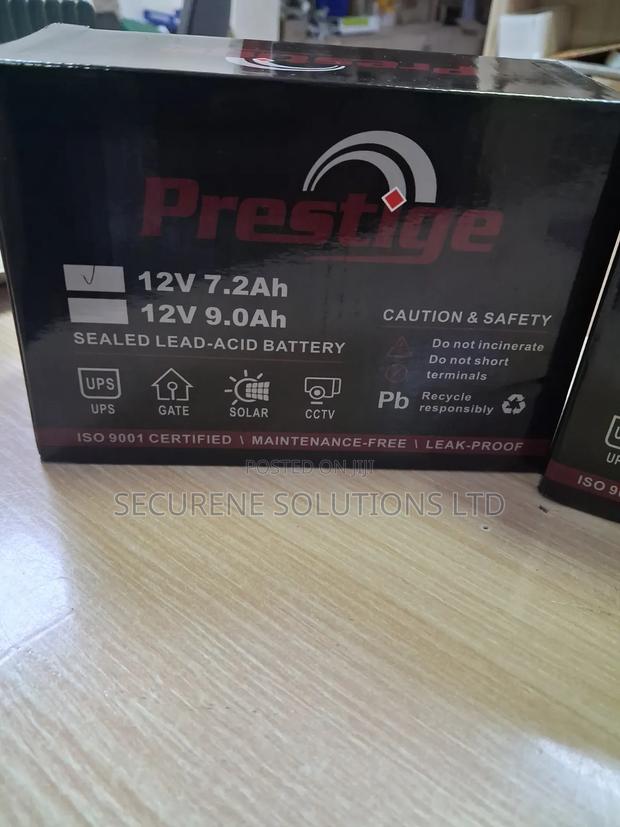 Prestige 12V 7.2Ah / 9.0Ah Sealed Lead-Acid Battery