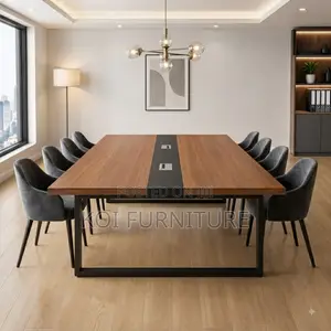 Boardroom Table; 240CM Wooden Brown Conference Boadroom Tables