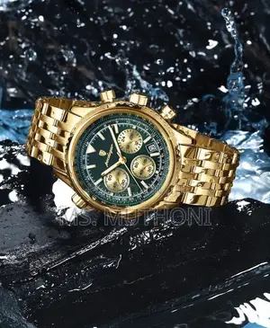 The Poedagar Men's Luxury Chronograph Quartz Watch