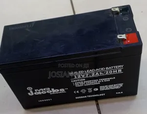 12v 7.2 Ah MG Jacobs Emergency Power Battery