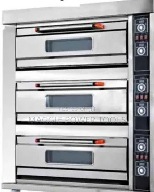 Quality Commercial Electric Oven/3 Deck/6 Trays Electric Oven