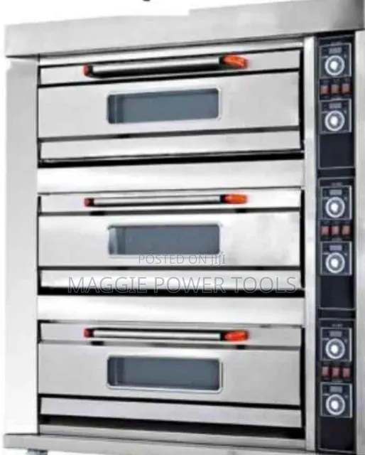 Quality Commercial Electric Oven/3 Deck/6 Trays Electric Oven