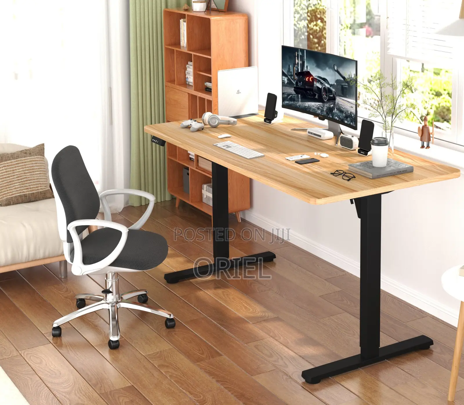 Computer Desk : 200CM Height Adjustable Office Desk