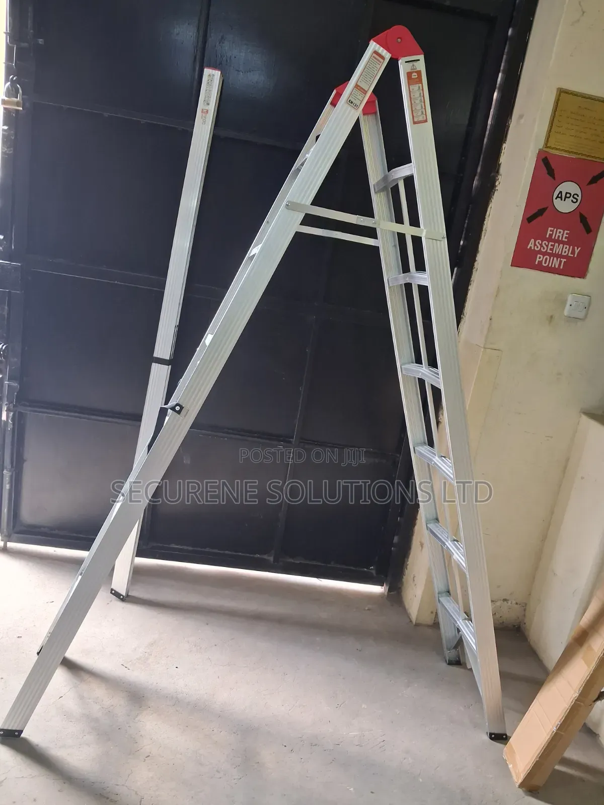 2*6-Step Aluminum Folding Stick Ladder