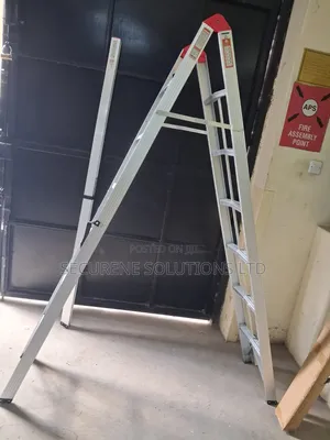 2*6-Step Aluminum Folding Stick Ladder