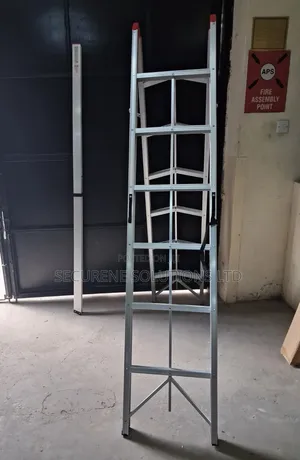2*6-Step Aluminum Folding Stick Ladder