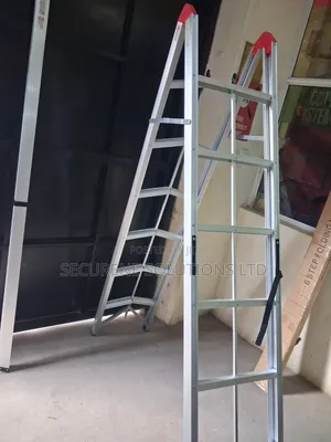 2*6-Step Aluminum Folding Stick Ladder