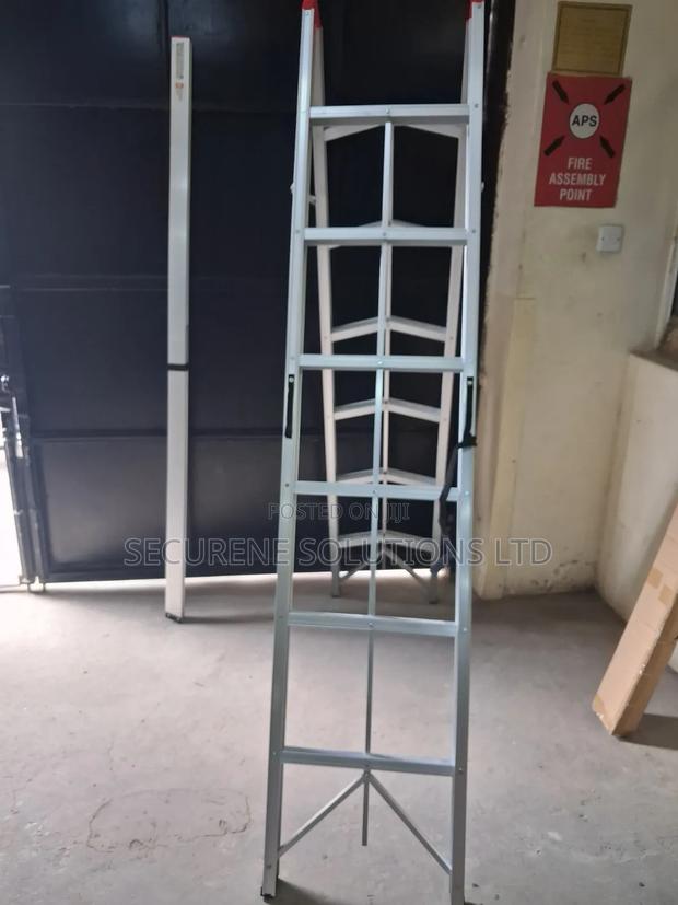2*6-Step Aluminum Folding Stick Ladder - thumbnail 5