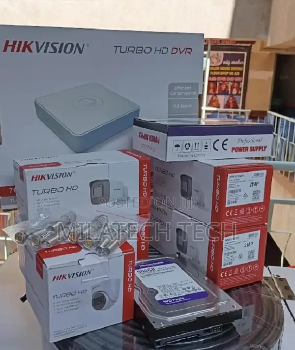 Hikvision CCTV Full Kit 4 Channel | HD Security Camera System