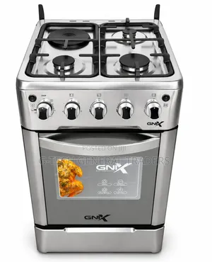 Gnix 3gas+1hotplate 50*50 Standing Cooker With Electric Oven