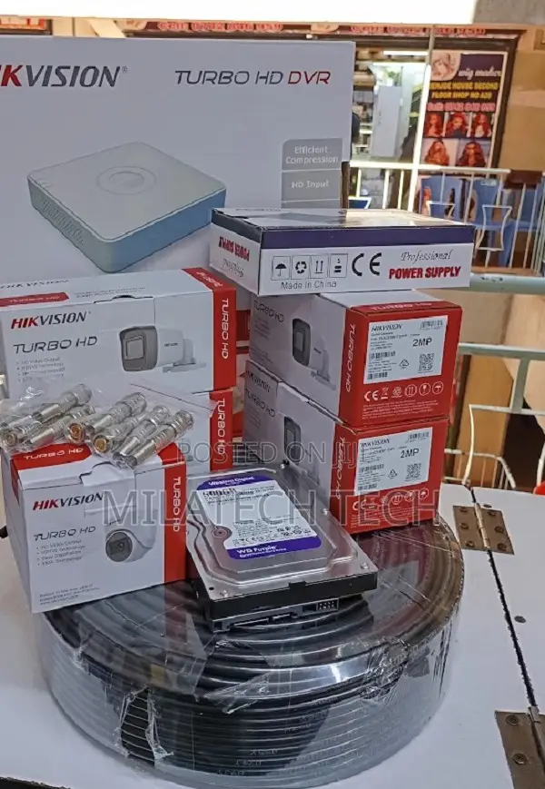 Hikvision 4CH CCTV Camera Set | Complete Home Business Security