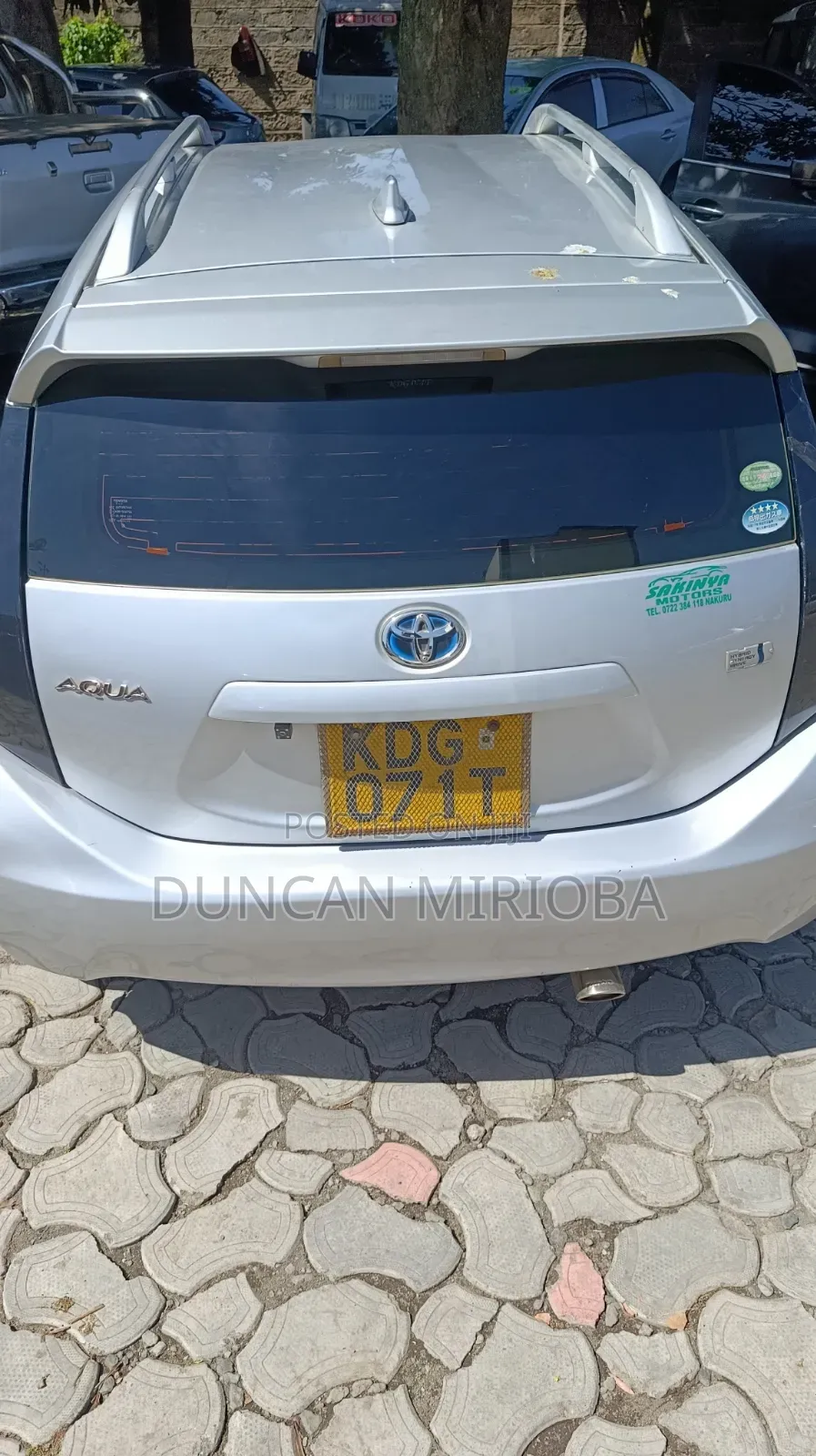 Toyota Aqua 2015 Gray