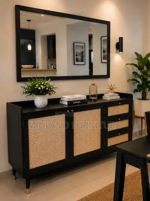 Rattan Sideboard Cabinet Pay on Delivery  Available on Order