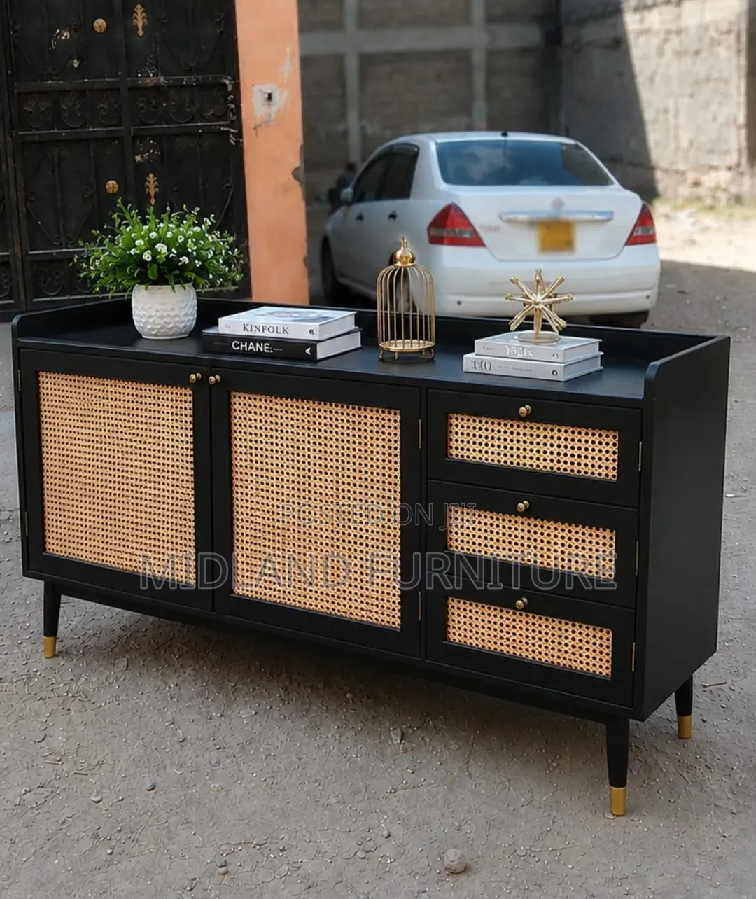 Rattan Sideboard Cabinet Pay on Delivery  Available on Order