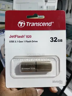 Transcend JetFlash 820 32GB USB 3.1 Gen 1 Flash Drive