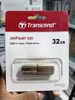 Transcend JetFlash 820 32GB USB 3.1 Gen 1 Flash Drive