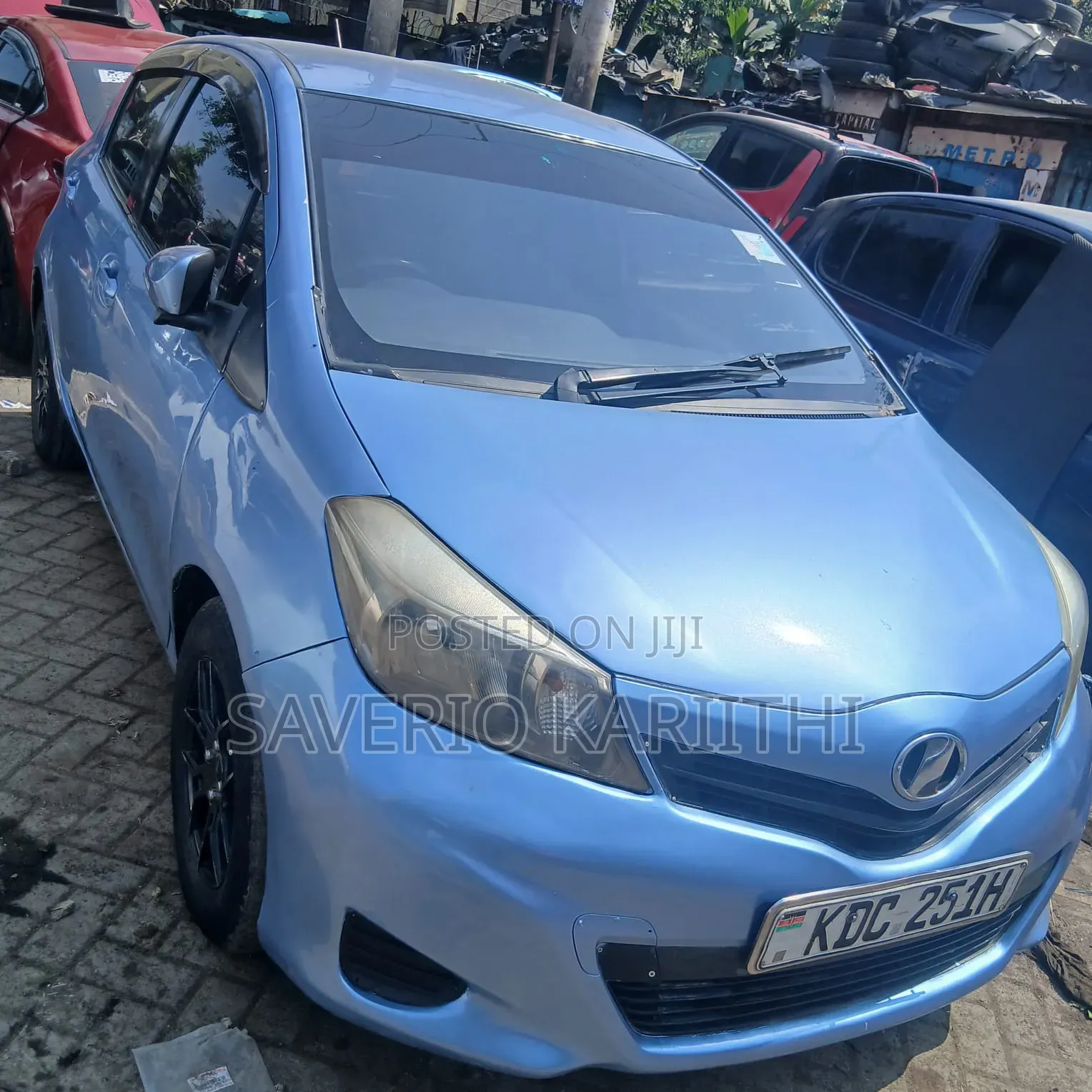 Toyota Vitz 2014 Blue