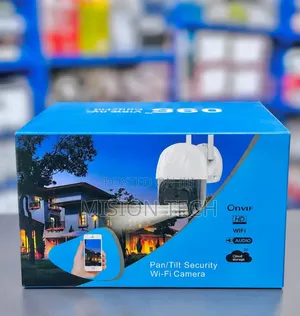 HD Pan/Tilt WiFi Security Camera With Audio**