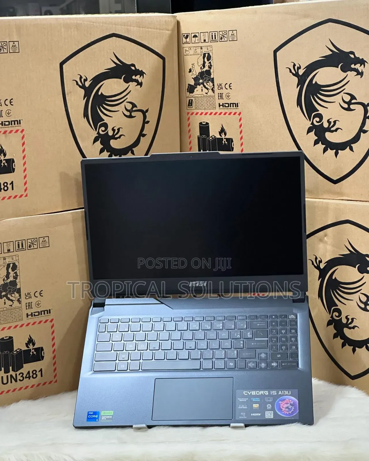 New Laptop MSI Cyborg 15 8GB Intel Core i5 SSD 512GB