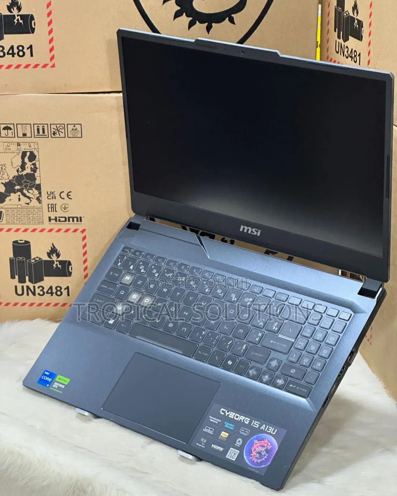 New Laptop MSI Cyborg 15 8GB Intel Core i5 SSD 512GB