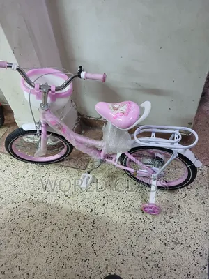 Ladybird Girls Kids Bike (Size 16, Pink) With Training Wheels Basket