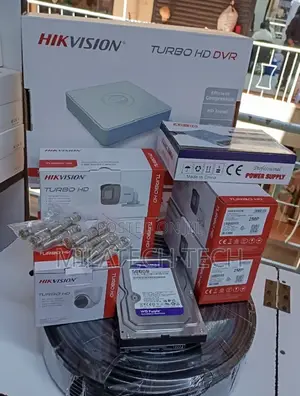 Hikvision 4 Camera Security Kit | 4CH DVR + HDD + Accessories