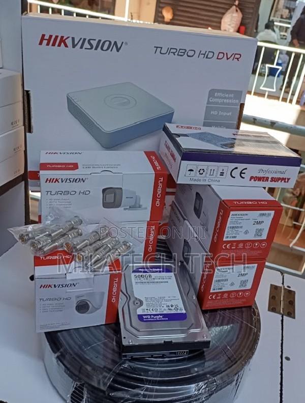 Hikvision 4 Camera Security Kit | 4CH DVR + HDD + Accessories - main view