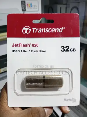 Transcend 32GB JetFlash 820G USB 3.0 Flash Drive, Gold