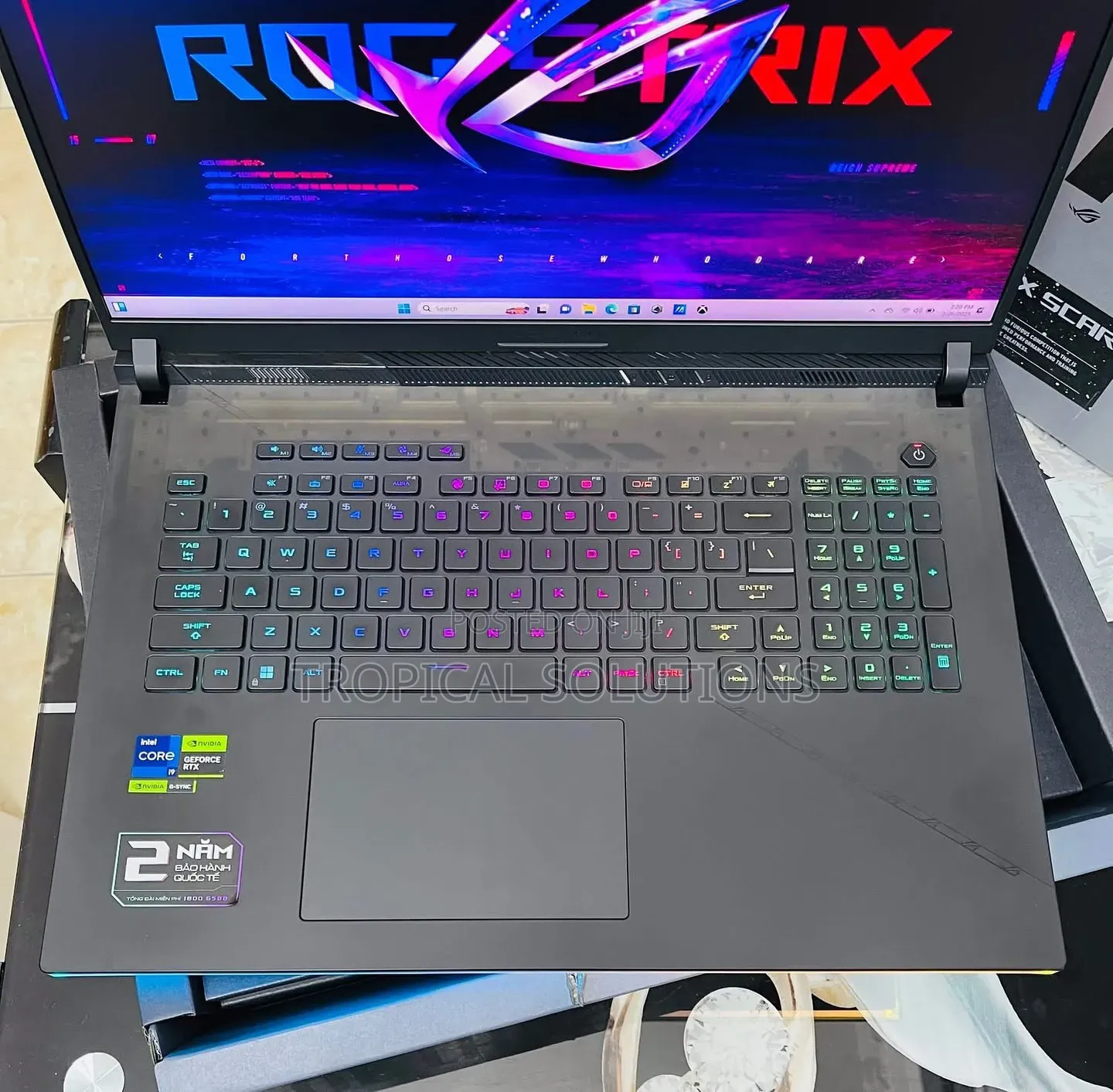 New Laptop Asus ROG Strix SCAR 18 64GB Intel Core Ultra 9 SSD 4T