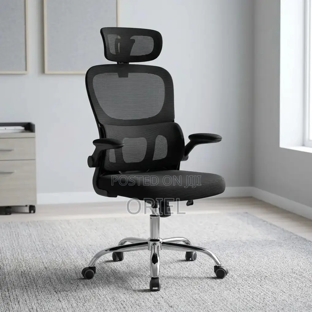 Office Chair : Ergonomic Chair With Flip Armrest