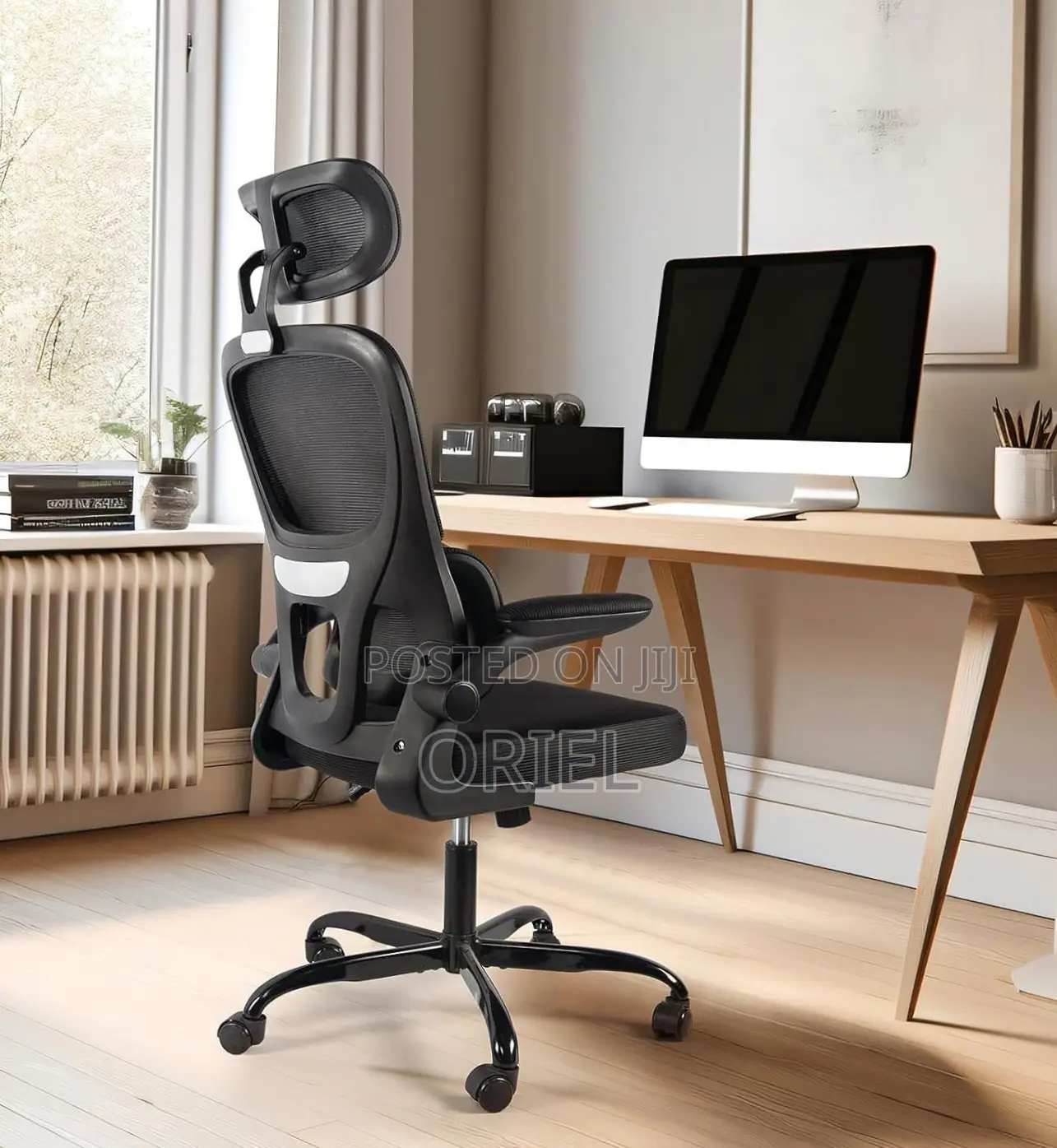 Office Chair : Ergonomic Chair With Flip Armrest
