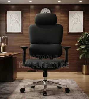 Office Chairs; Orthopedic Executive Bossed High Backrest Chairs