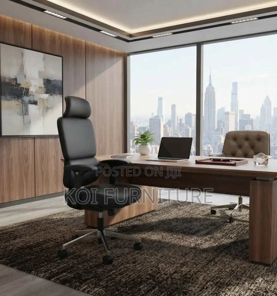 Office Chairs; Orthopedic Executive Bossed High Backrest Chairs
