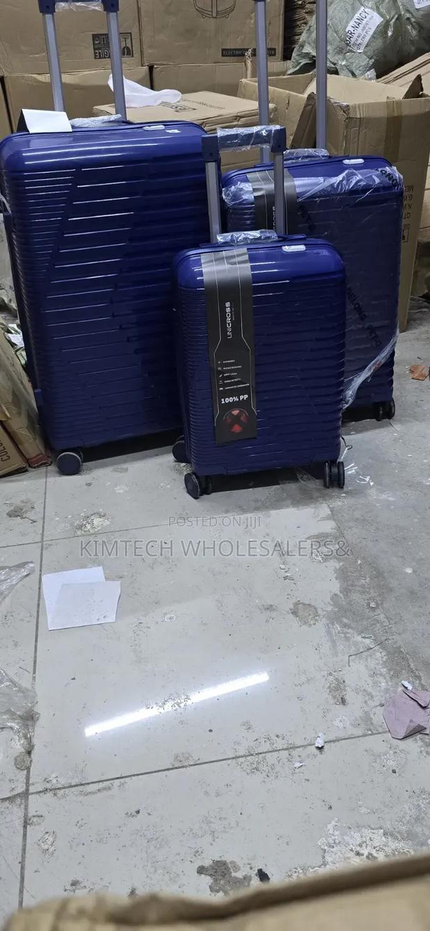 3 in 1 Unbreakable PP Rubber Suitcases - thumbnail 2