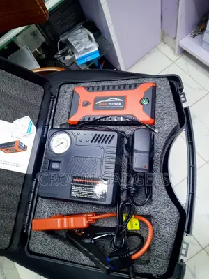 600A Car Battery Jump Starter With Air Compressor Power Bank